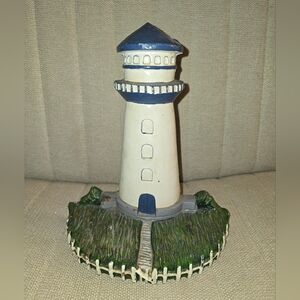 `Vintage Cast Iron Lighthouse Door Stop Sea Moby Dick Specialties